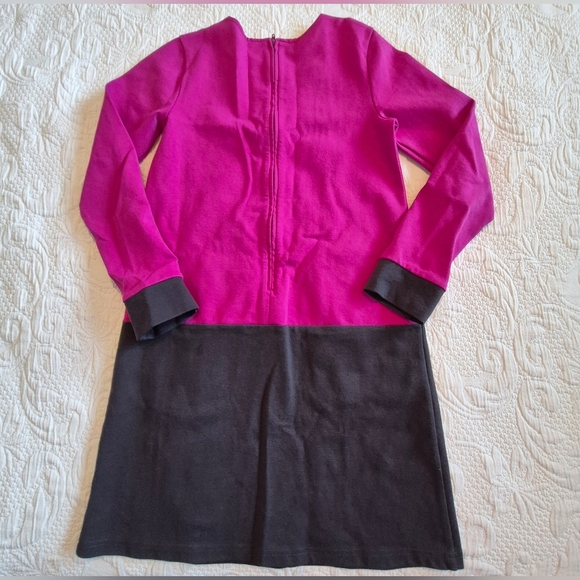 Gymboree girls size 12 dress dark purple with dark gray bottom EUC - Picture 2 of 4